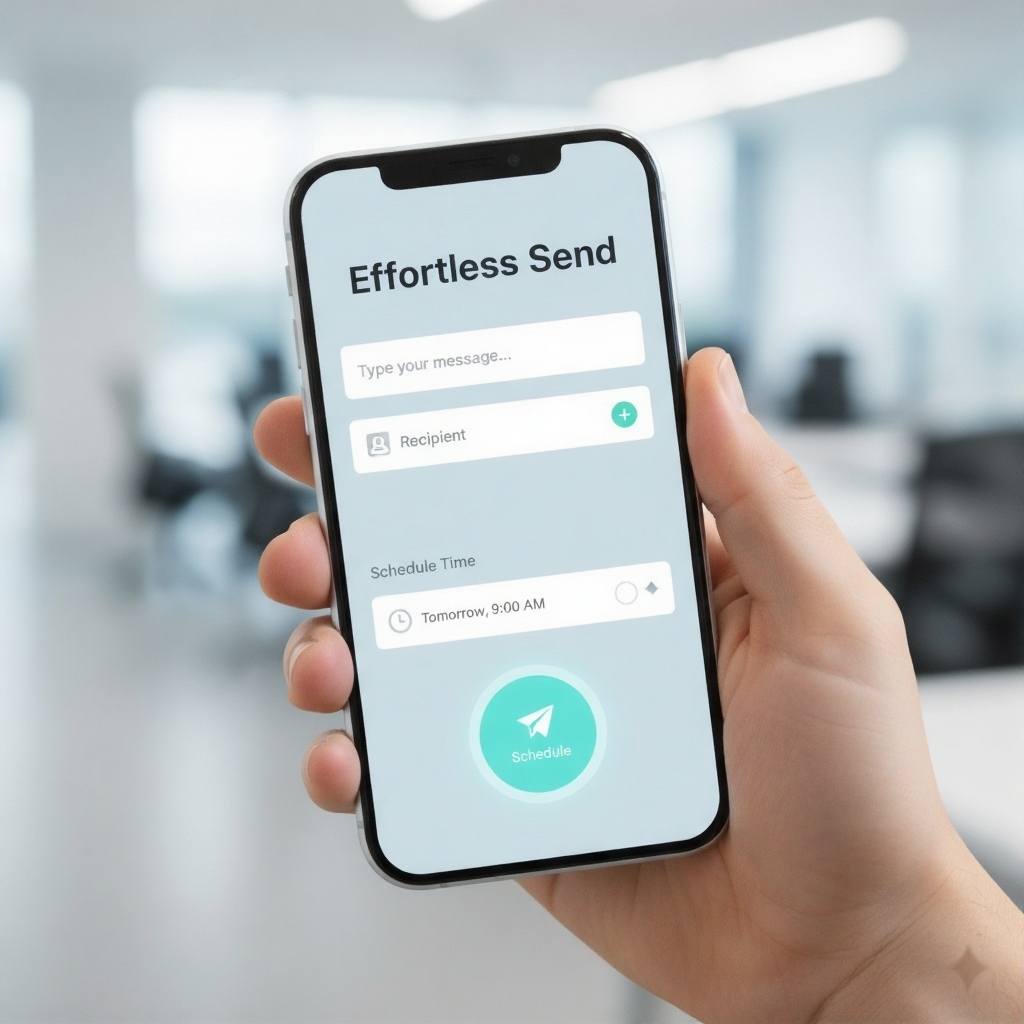 Clean scheduling app supporting focused workflow
